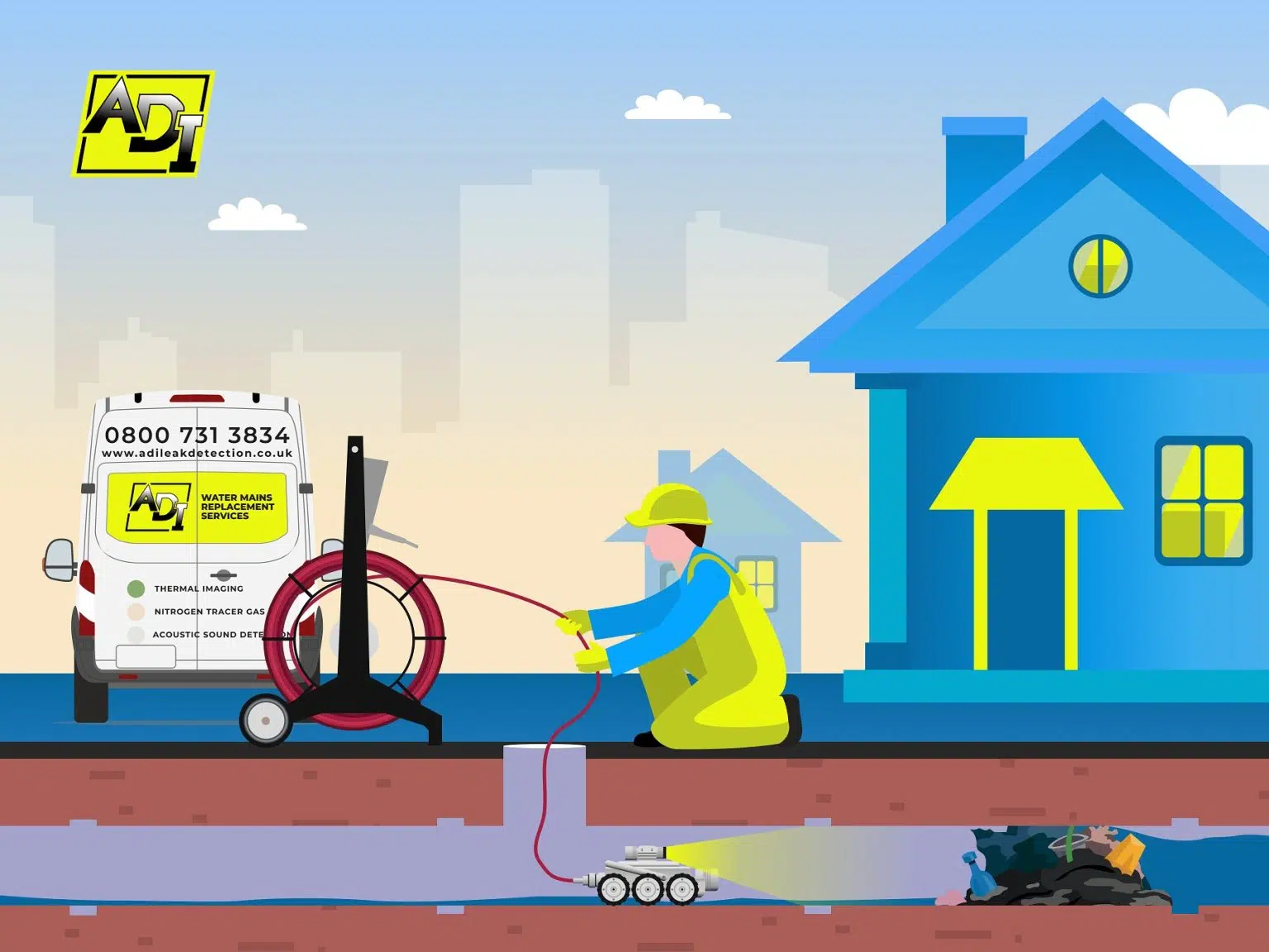 Drainage CCTV Surveys & Investigations Southgate